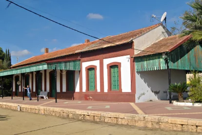 Estación de tren situada en Zurgena, una de las principales cuando existía la línea ferroviaria.
