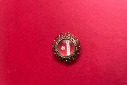 Reliquia ósea de Santa Lucía que ha recibido el Santuario del Saliente.