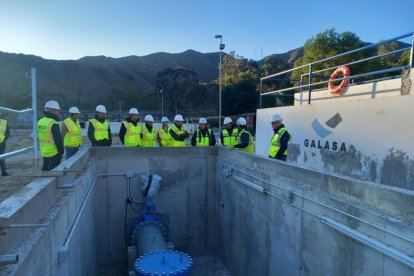 Visita a las obra de mejora de la estación.