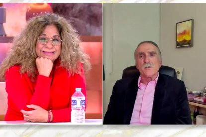 Lolita y Juan y Medio durante el programa \'TardeAR\'. Telecinco. 