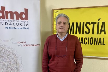 Gabriel Sánchez, presidente de Derecho a Morir Dignamente de Andalucía.