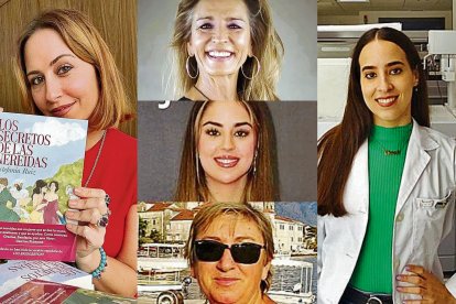 Las cinco galardonadas en los I Premios de la Mujer de LA VOZ.