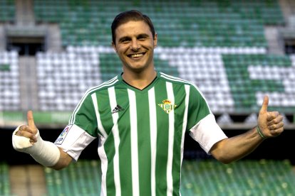 Joaquín Sánchez durante su segunda etapa en el Betis