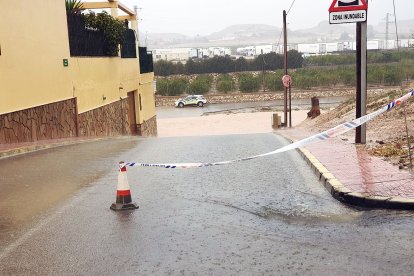 Inundaciones en Antas este pasado fin de semana.