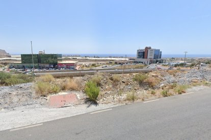 Tramo de la carretera en la que se produjo el atropello, a la altura de Vícar.