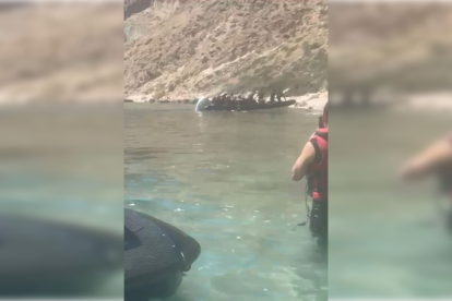 Patera en Cabo de Gata.