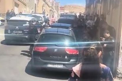 Momentos de la detención.