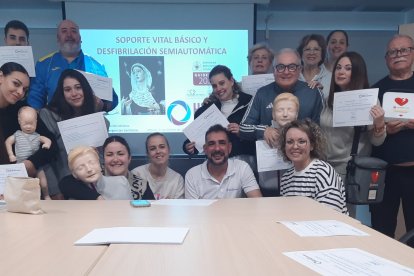 Formación recibida por hermanos del Rosario del Mar en HLA Mediterráneo.