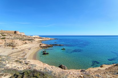 Cala de la Batería de San Ramón, en El Playazo de Rodalquilar.