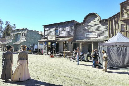 Imagen de archivo del rodaje en Tabernas de ‘Joséphine, ange gardien’