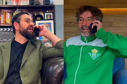 Manu Sánchez y Jordi Évole.