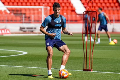 Un año más de contrato para el balcánico, que llegó al Almería en el mercado de invierno de la pasada temporada en Primera División.