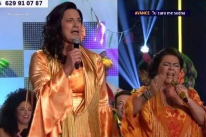 Bertín Osborne disfrazado de María del Monte