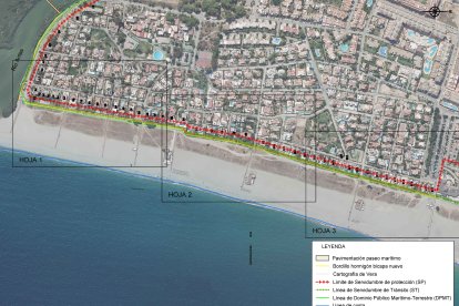 Imagen del proyecto de la ampliación del Paseo Marítimo de Vera.
