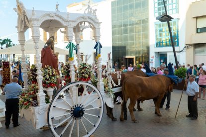 Procesión en honor a San Joaquín en Garrucha 2022.