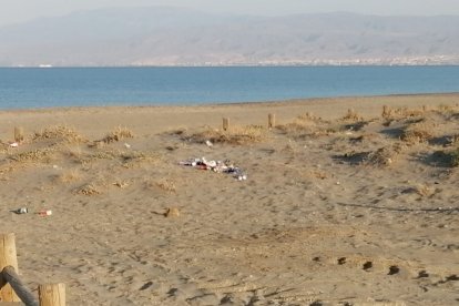 Playa del Charco, en Cabo de Gata.