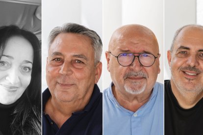 Rosa Salvador, Alfonso Viciana, Jesús Martínez Gómez y Diego Reche.