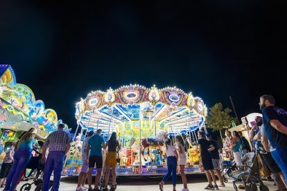 Un carrusel en la Feria de Almería.