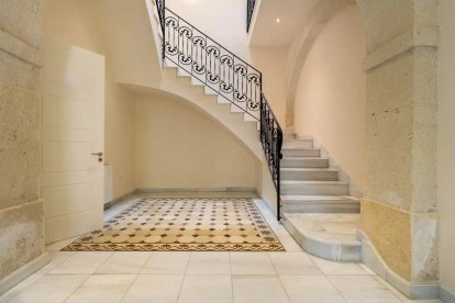 Imagen del recibidor de la exclusiva vivienda.