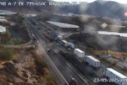 Importantes retenciones en la A-7