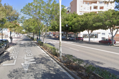 Zona de la Avenida del Mediterráneo en la que ha ocurrido el atropello.