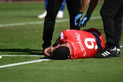 Luis Suárez era la esperanza goleadora para mantener al Almería en Primera.