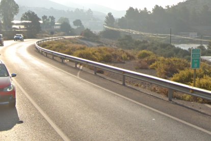 Kilómetro 8 de la A-358.