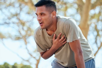 Infarto en una persona joven haciendo deporte