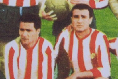 Pepe Giménez y Juanito Jiménez siempre unidos en el Almería.