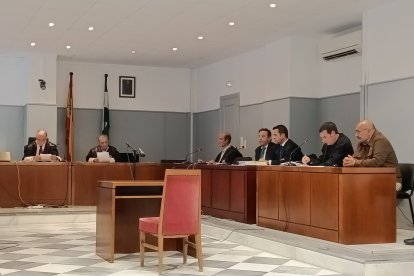 Momento del juicio en una de las salas de la Audiencia Provincial de Almería.