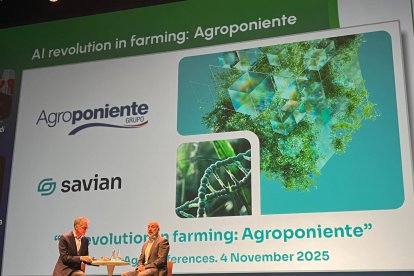 El CEO de Agroponiente, Imanol Almudí, en su participación en el Lisbon Agriconferences 2025.
