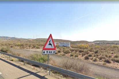 Zona de suelo industrial en Níjar.