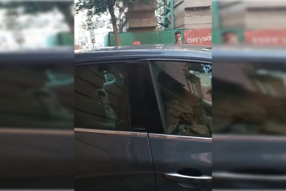 Javier A. Gacía y Fernando Giménez han salido de Diputación en coches de la UCO.