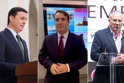 Javier García, Fernando Giménez y Rodrigo Sánchez.