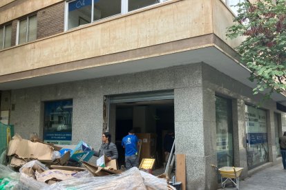 La tienda en obras estará disponible a finales de semana.