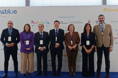Foto de familia de la inauguración del Congreso Sun&Blue
