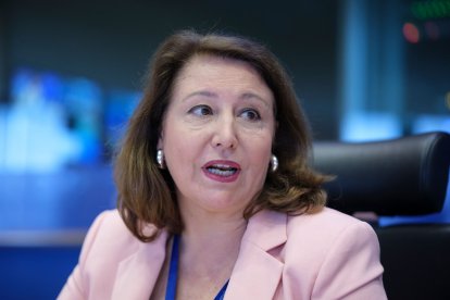 Carmen Crespo ha criticado la postura de los eurodiputados socialistas españoles y ha pedido una explicación sobre esta cuestión al ministro Luis Planas por lo que considera "una traición al campo español"