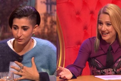 Alba Flores y Henar Álvarez.