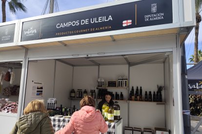 Puestos de Sabores Almería con motivo de la Navidad.