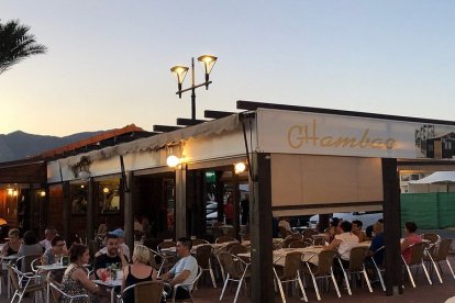 Imagen de archivo del chiringuito Chambao de Balanegra.