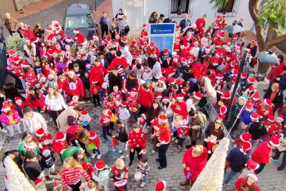 Un momento de la Navidad en Los Gallardos.