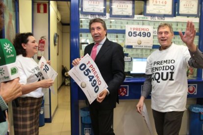 El Gordo tocó en Roquetas en 2022.