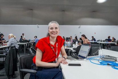Mariana Castaño en la última Cumbre Climática de Belém (Brasil).