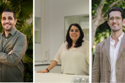 Miguel Rodríguez, Carmen Ropero y José Manuel Hernández, enfermeros almerienses que pasaron años en Reino Unido