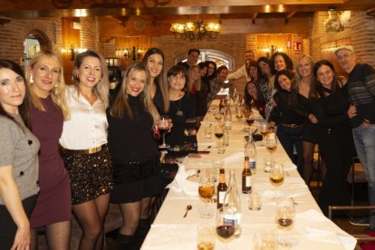 Los almerienses en una cena de Navidad este 2025.