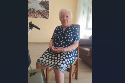 La abuela Milagros cumple 100 años.