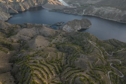 El pantano de Cuevas del Almanzora, propicio para los deportes naúticos.