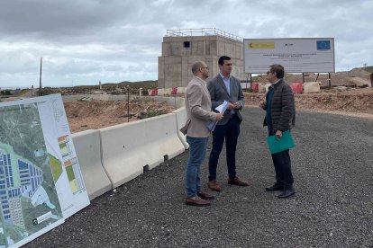 Obras AVE junto a Puerto Seco