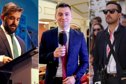 Los tres ponentes de la mesa redonda.