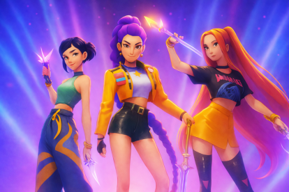 Zoey, Rumi y Mira, Las Guerreras K-pop.